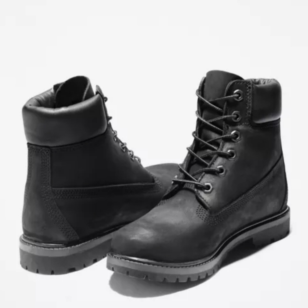 Timberland black suede leather waterproof boots New in Box